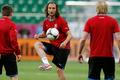 Petr Jiráček při tréninku před Eurem 2012