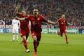 Liga mistrů: Bayern - Real (Ribéry, radost)