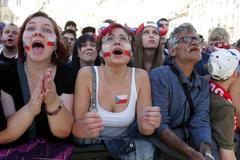 Tak fanoušci sledovali na Staroměstském náměstí semifinále MS Česko - Slovensko