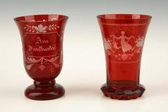 České sklo, biedermeier