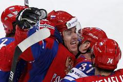 Ruská radost v semifinále MS Rusko - Finsko
