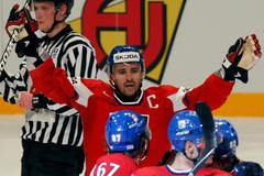 Tomáš Plekanec v utkání MS v hokeji 2012 Česko - Dánsko