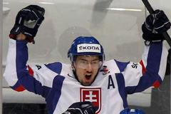 Šatan slaví gól v zápase Kanada - Slovensko