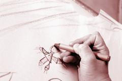 Malování voskovkami