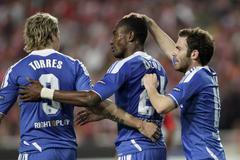 Liga mistrů: Benfica - Chelsea (Kalou, Mata, Torres)