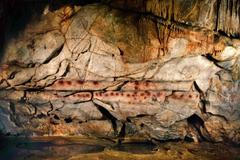 Španělsko kresba jeskyně