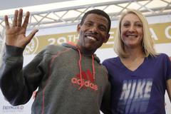 Vídeňský maraton: Haile Gebrselassie a Paula Radcliffová