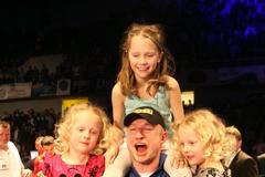 Boxer Lukáš Konečný s rodinou