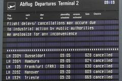 Německá letiště kvůli stávce zrušila stovky letů