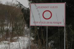 libavá - vojenský újezd