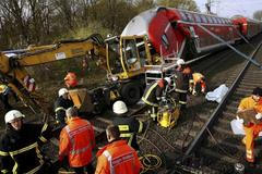 Vlakové neštěstí v Německu