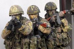 Vojenské cvičení ve Vyškově