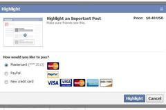 Placená služba na Facebooku