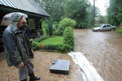 Velká voda pod Orlickými horami