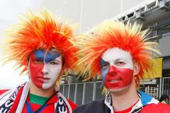 Fanoušci Řecko - Česko