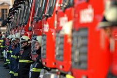 Předání 40-ti nových hasičských vozů