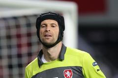 Petr Čech v utkání Ruska s Českou republikou v zíkladní skupině Eura 2012.