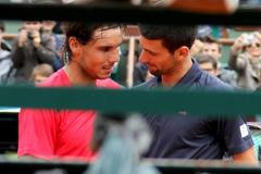 Rafael Nadal Novak Djokovič po finále French Open 2012