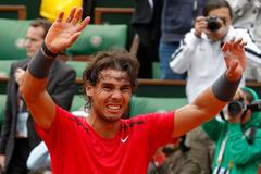 Rafael Nadal Novak Djokovič po finále French Open 2012