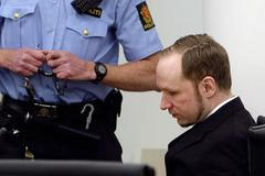 Anders Breivik u soudu 14.5.
