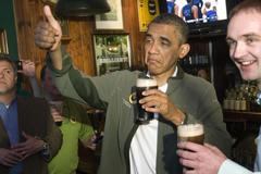 Obama na pivu