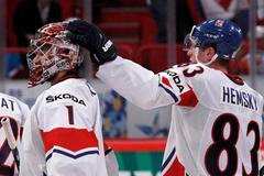Hemský a Kovář po zápase Česko - Rusko