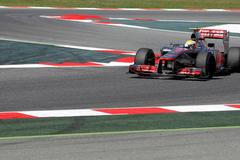 Trénink na VC Španělska: Lewis Hamilton