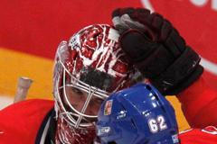 Radost Jakuba Kováře a Petra Tenkrát po utkání Česko - Lotyšsko