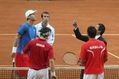 Davis Cup: Česko - Srbsko (Štěpánek, Berdych, Zimonjič, Bozoljac)