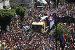 Gay pride parade v Tel Avivu