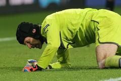 Petr Čech v utkání Ruska s Českou republikou na Euru 2012