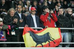 Fanoušci na utkání ČR - Španělsko