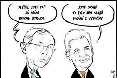 prezident švejnar dienstbier čssd kresba vyoral