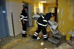 Vyplavená kardioklinika v Olomouci