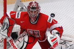 Jakub Kovář v utkání Česko - Lotyšsko