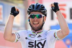 Mark Cavendish slaví triumf