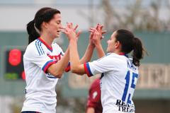 Liga mistrů žen: AC Sparta - Lyon (Kaci Schelin)