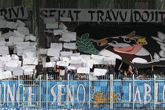 GL: Jablonec - Liberec (Choreo fanoušků Liberce)