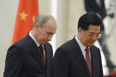 Rusko Čína Putin Chu Ťin-tchao