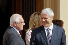Prezidentové Česka a Srbska. Václav Klaus a Boris Tadič