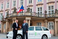 Škoda octavia Green E-Line na Hradě