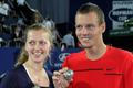 Tomáš Berdych a Petra Kvitová na Hopmanově poháru 2012
