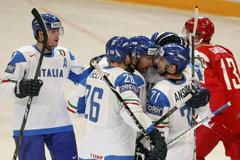 MS v hokeji 2012: Itálie - Dánsko (radost Itálie)