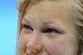 Litevská plavkyně Ruta Meilutyteová se zlatou medailí na OH v Londýně 2012