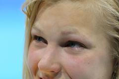 Litevská plavkyně Ruta Meilutyteová se zlatou medailí na OH v Londýně 2012
