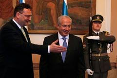 Izraelský premiér Benjamin Netanjahu v Praze