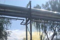 Místo výbuchu v chemičce Synthesia