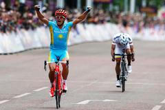 Alexander Vinokurov slaví olympijské zlato