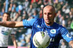 Michal Breznaník při utkání Liberec - Plzeň