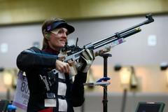 Kateřina Emmons v kvalifikaci vzduchovky (10 metrů)